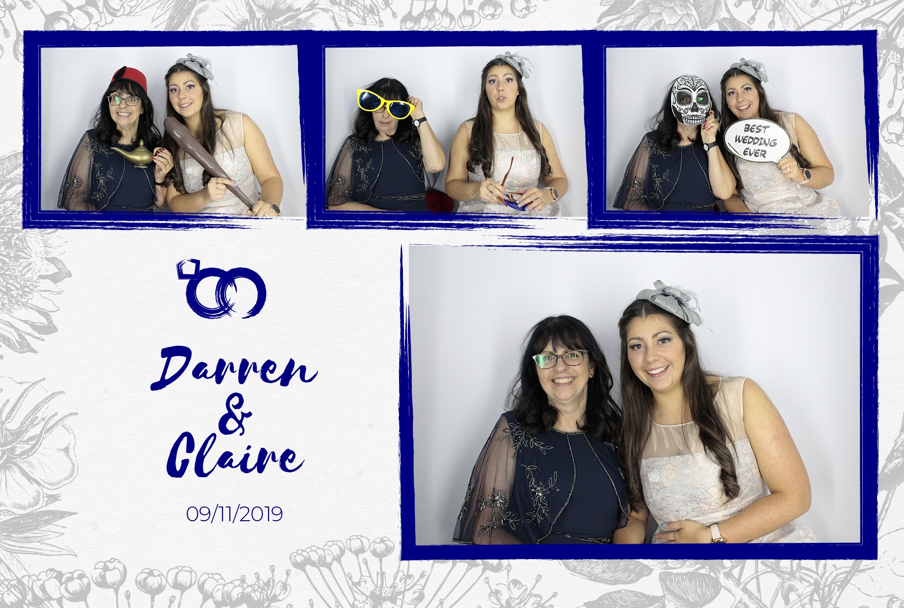 Darren and Claire’s Wedding  | View more photos from the event at gallery.myphotoboothexperience.co.uk/u/MyPhotoBoothExperienceLtd/Darren-and-Claire’s-Wedding